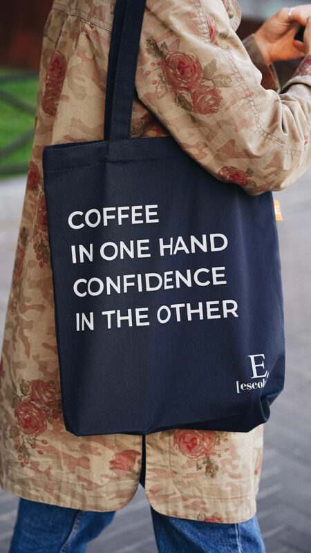 Шопер Escobar "Coffee in one hand - Confidence in the other"